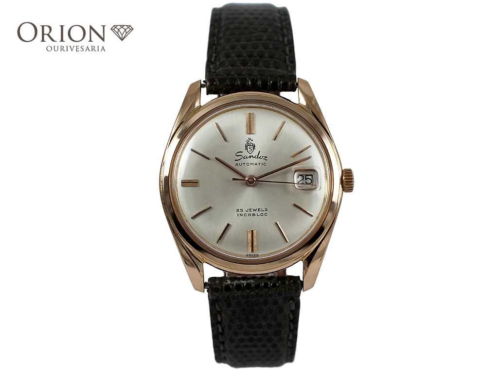 Sandoz Automatic 18 Kt Gold