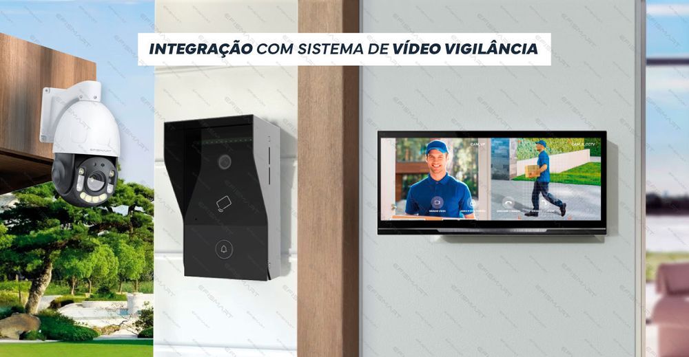 Vídeo Porteiro Monitor 10" Android |P. Externo C/Reconh.Facial VP138