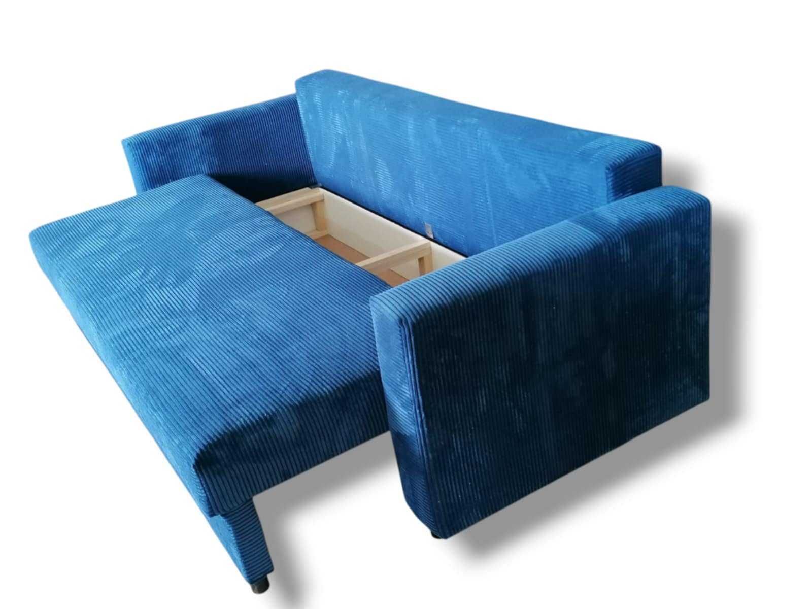 Kanapa Wersalka Sofa z pojemnikiem rozkładana funkcja spania zdobienia