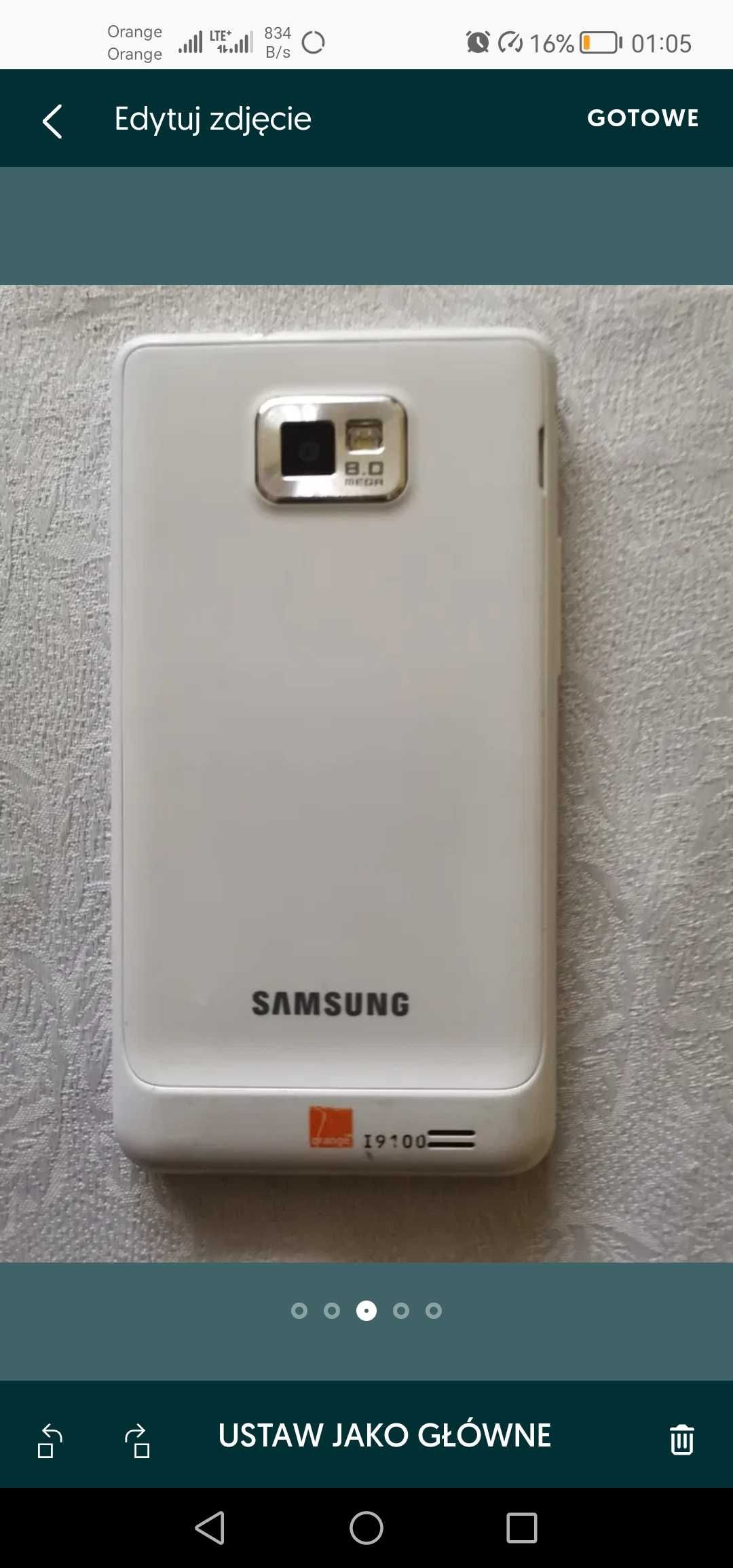Telefon Smartfon Samsung Galaxy SII (S2).
