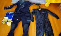 Suchy skafander BARE Tech DRY XCD2 + ocieplacz + suche rękawice