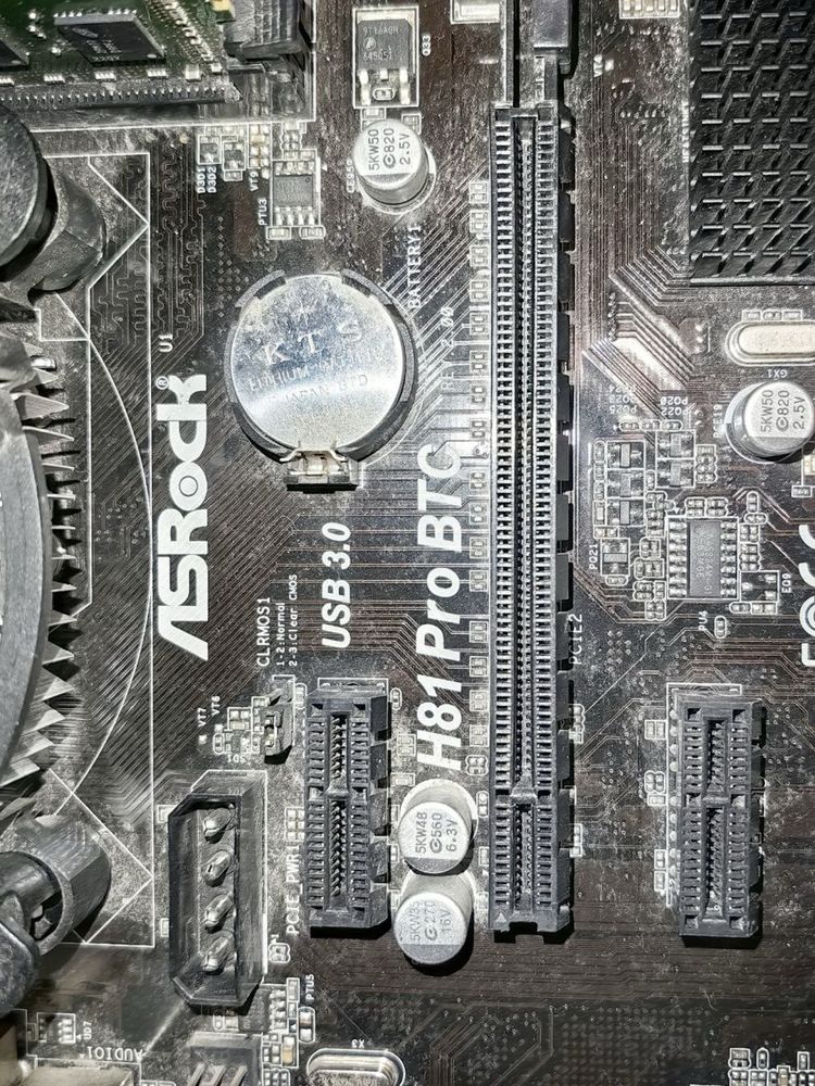ASRock H81pro BTC с процем и памятью