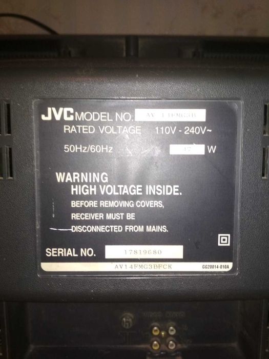 Телевізор JVC діагональ 14 дюйм