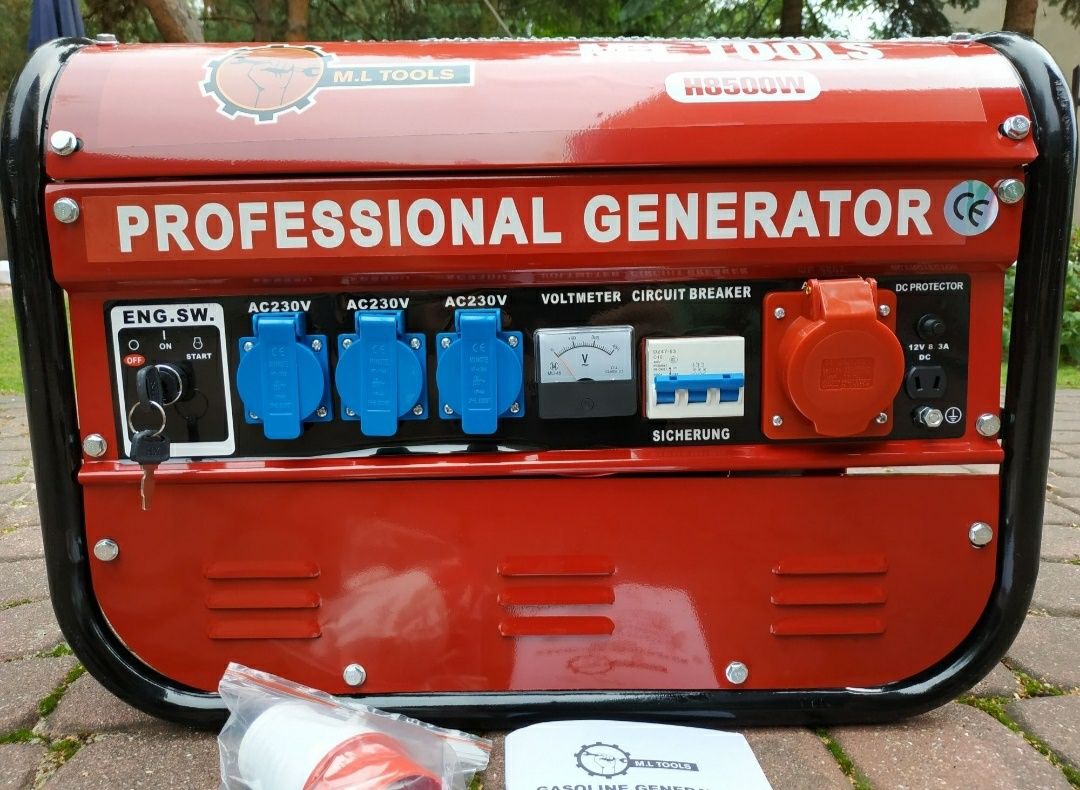 Agregat generator prądotwórczy 3,0-3,5kw 220/380v trójfazowy nowy!