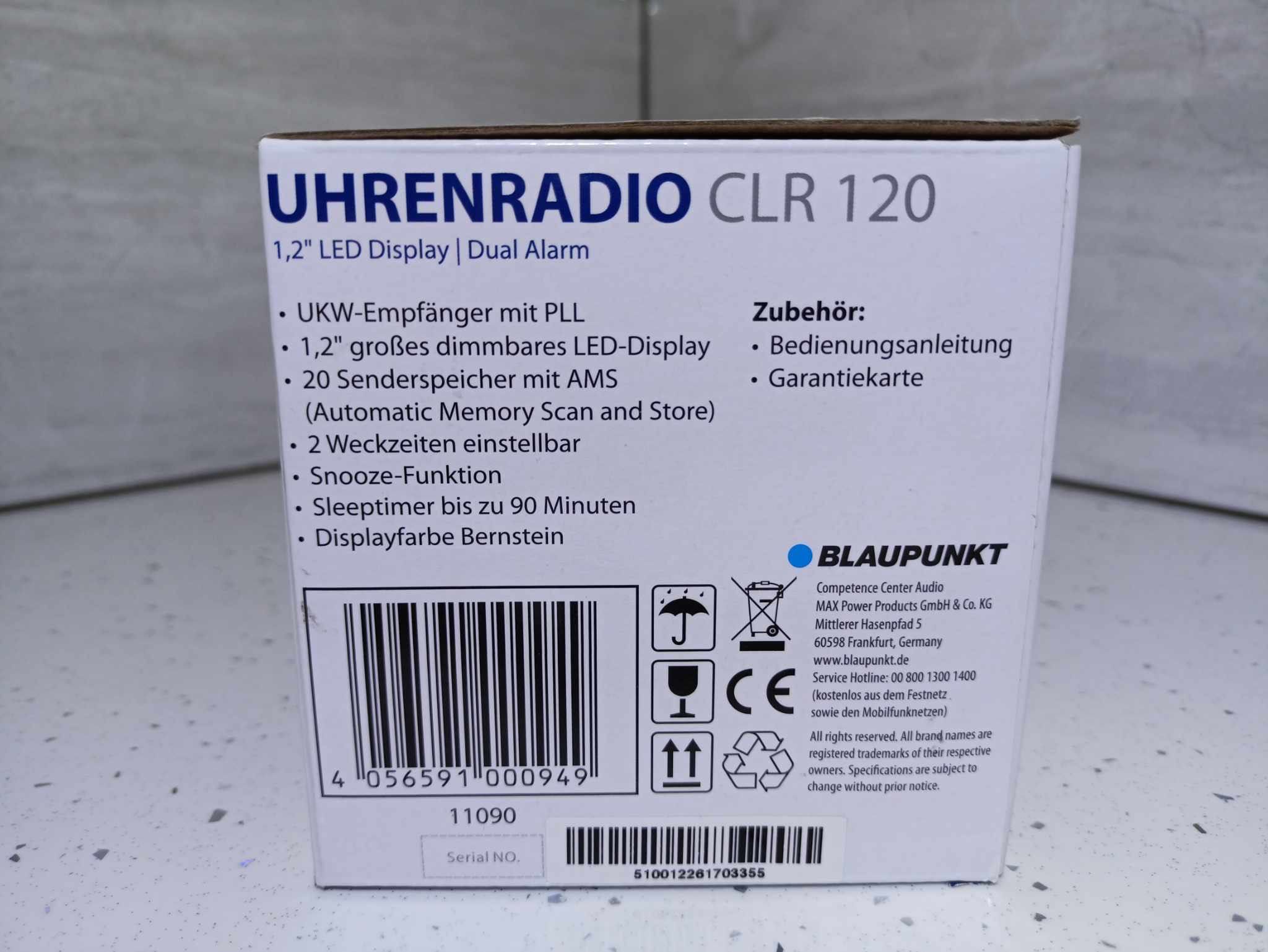 Blaupunkt Ugrenradio CLR 120 Radio FM