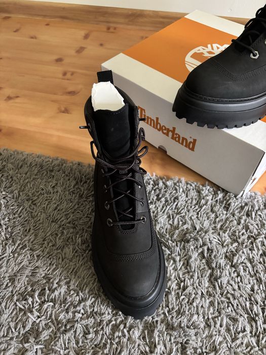 Timberland buty jesień skóra czarne