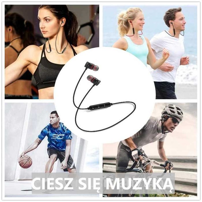 Słuchawki sportowe BLUETOOTH DOUSZNE