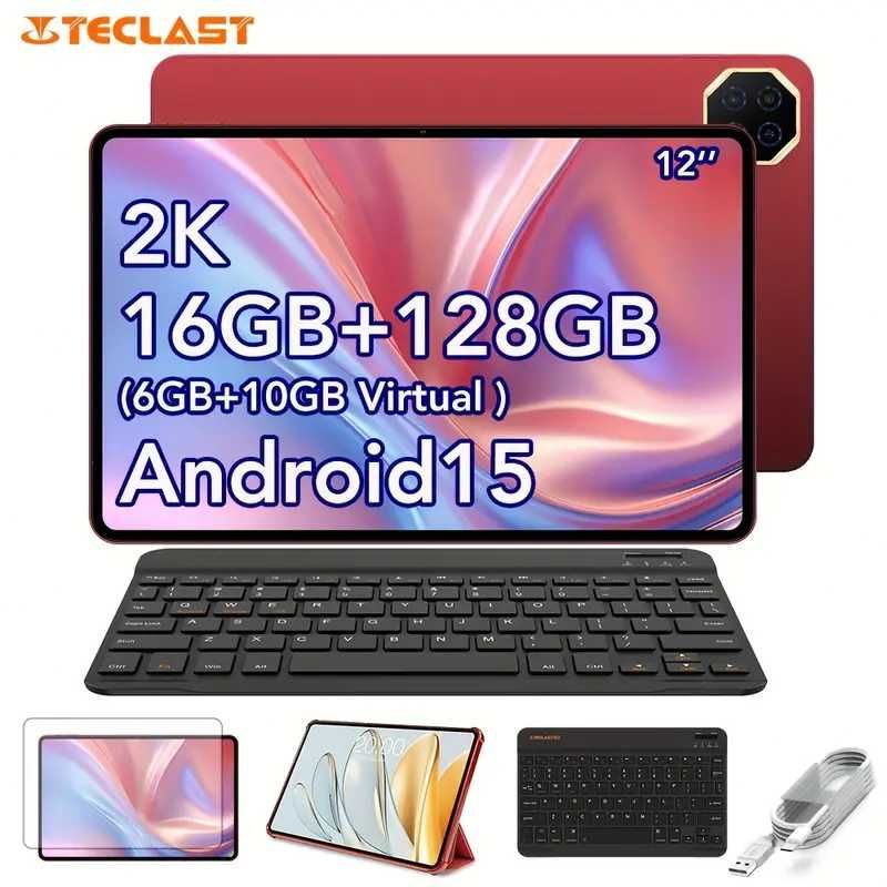 Планшет Teclast T60 AI 12" 2K / Android 15 / 10+128 ГБ / 90 Гц