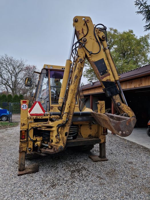 Koparko-Ładowarka CAT 428B Szczęka/Widły/Teleskop/4łyżki