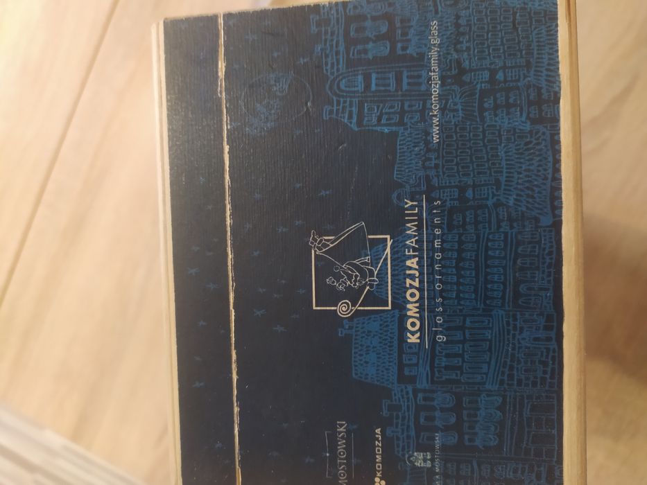 Bocian komozja family bombka czubek na choinke  mostowski