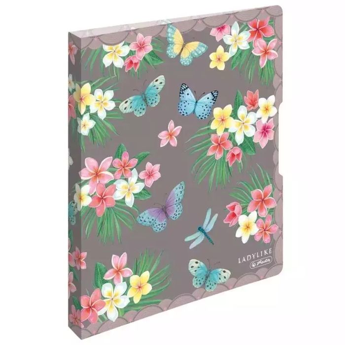 Segregator A4 PP 2 2,7cm Ladylike Butterflies. Herlitz