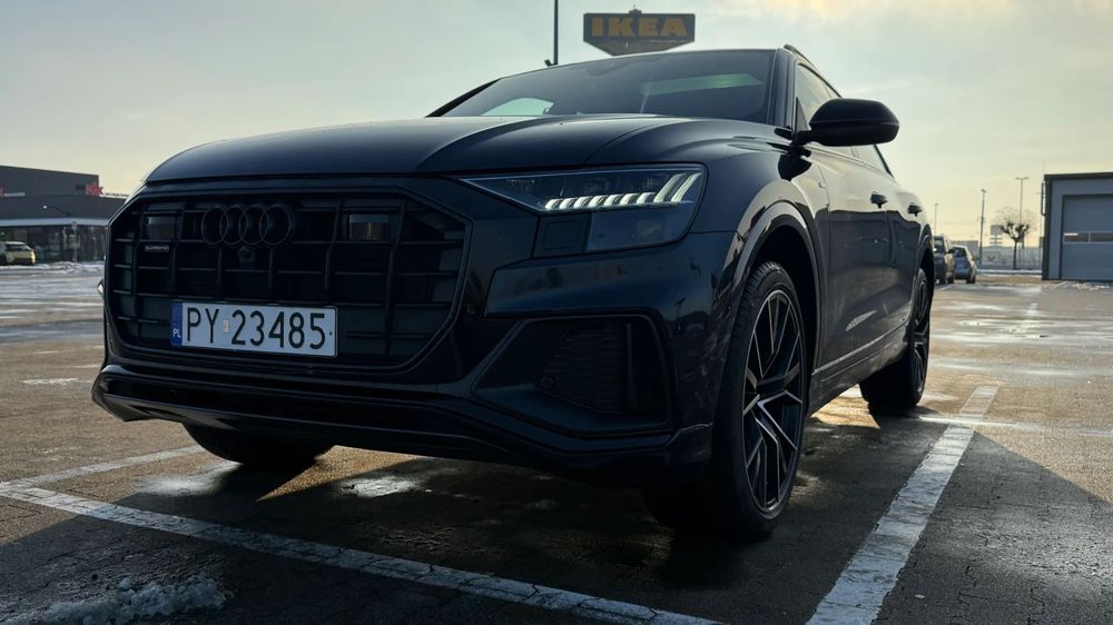 Audi Q8 I właściciel, Salon Polska, FV-23%, Gwarancja, Bezwypadkowy, S-line x2