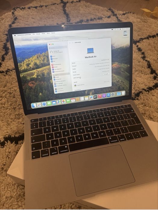 MacBook Air 8/128 Gb i5 13 cali,jak nowy.Polecam