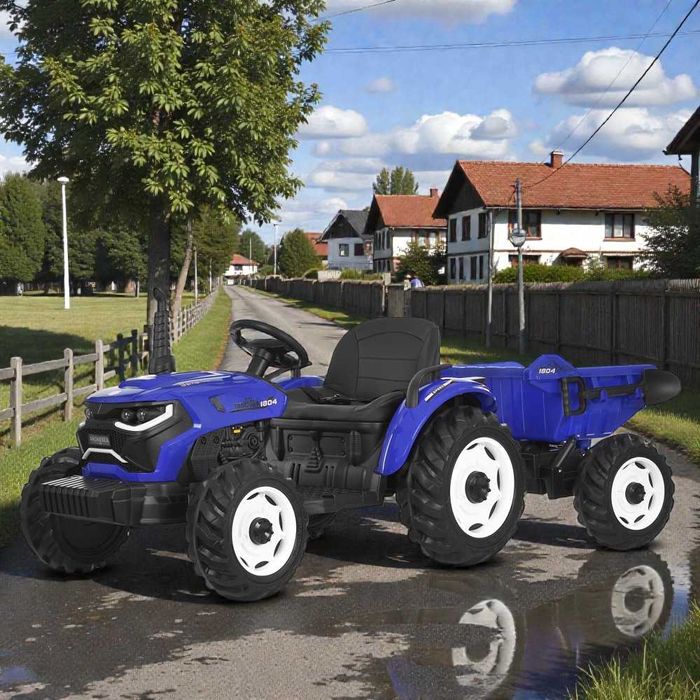 ‼️Дитячий трактор на акумуляторі John Deere 24V 190W на пульті+ПРИЧІП