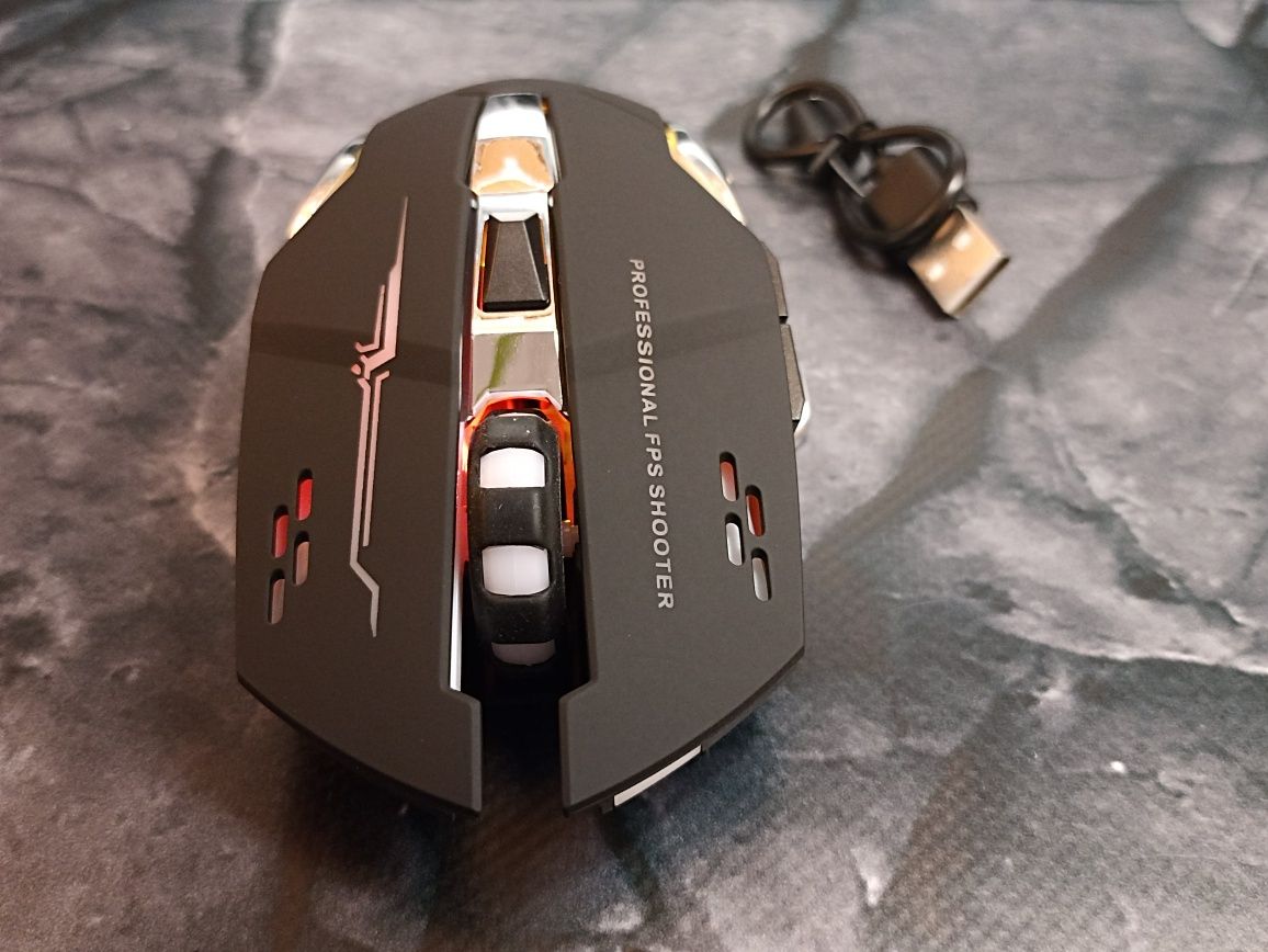 СУПЕР ЦІНА! Game mouse Х8 злед підсвіткою, Безпровідн ТихийКЛІК АКУМ