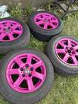 Vw golf V komplet felg fuksja 195/65 R15, 5x112