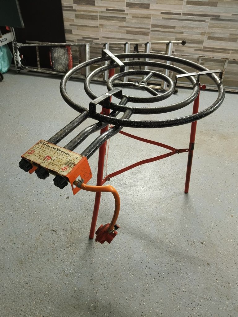 Garcima 70cm ze stojakiem i patelnią do paelli 90cm