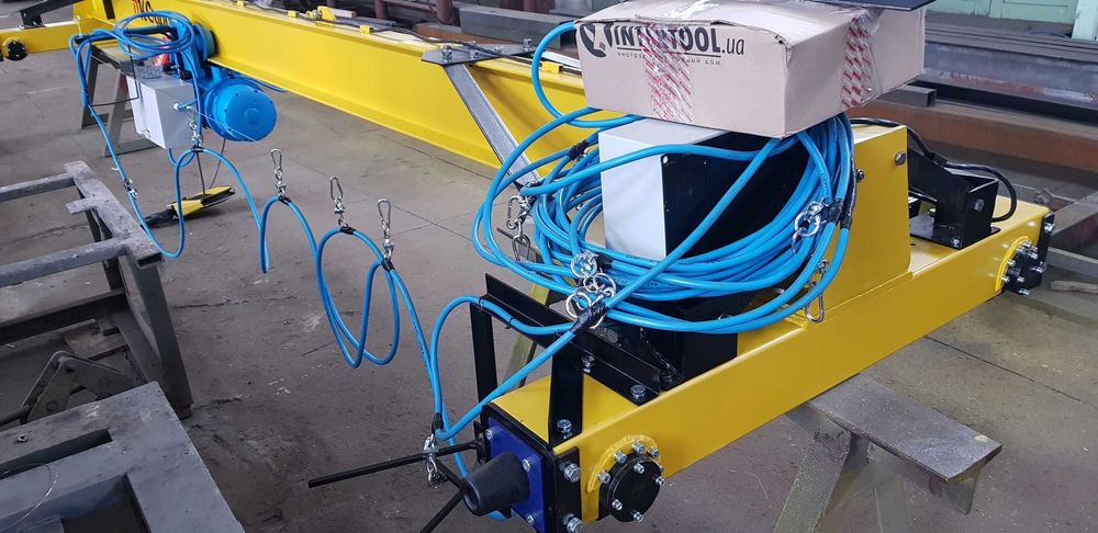 Кран балка опорна в.п. 1 тн  проліт 3-15метрів. тельфер.