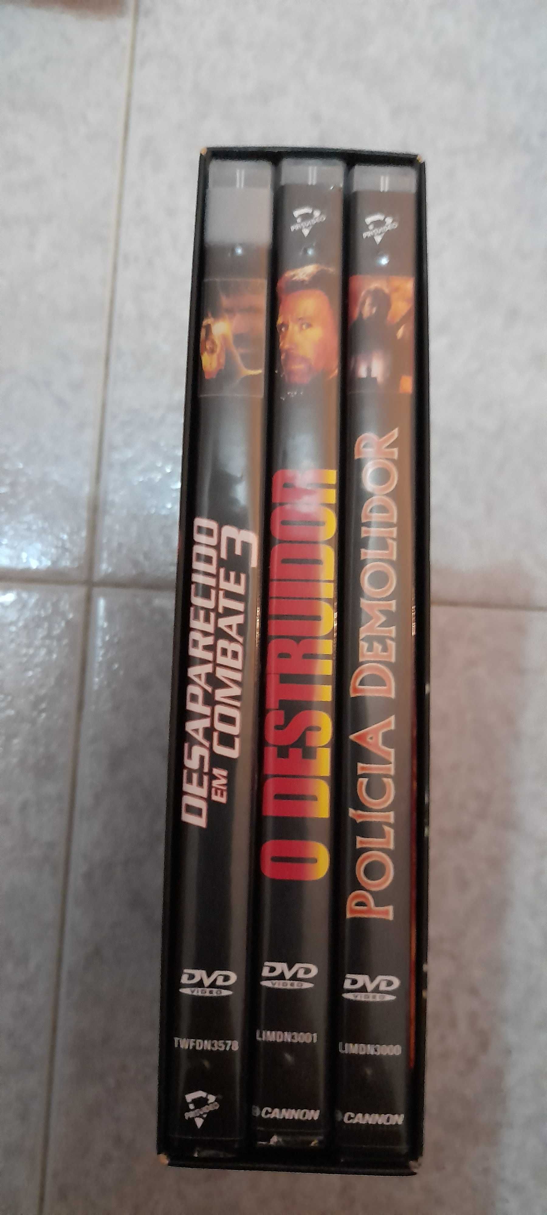 Vendo 3 filmes do Chuck norris em dvd