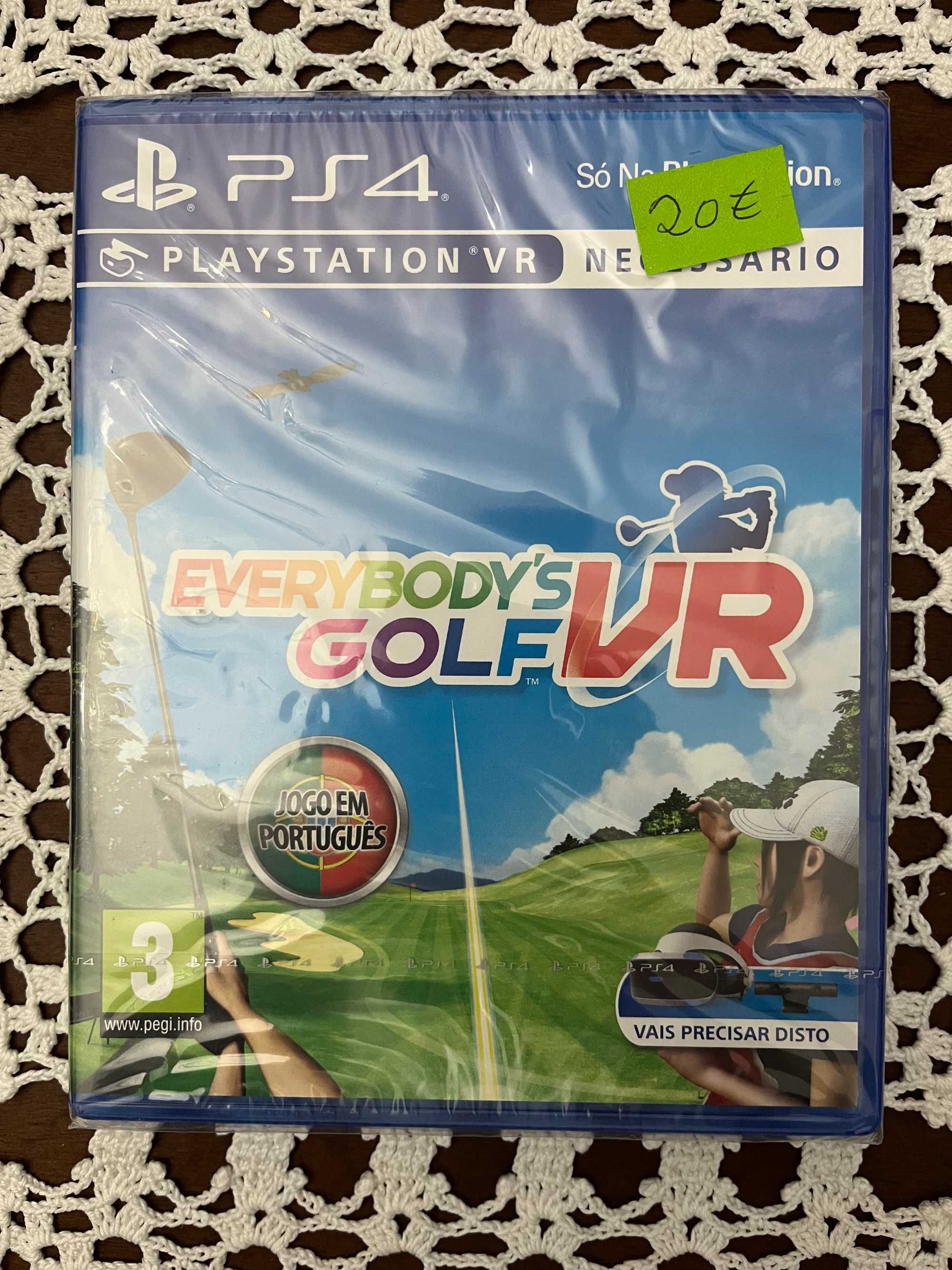 Everybody's Golf VR (PS4, 2019) (NOVO e SELADO)