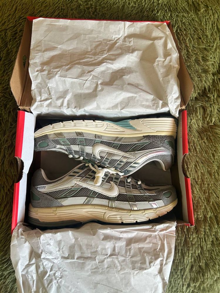 Кросівки Чоловічі Nike P-6000 Flat Pewter / White 42 43 44 розмір