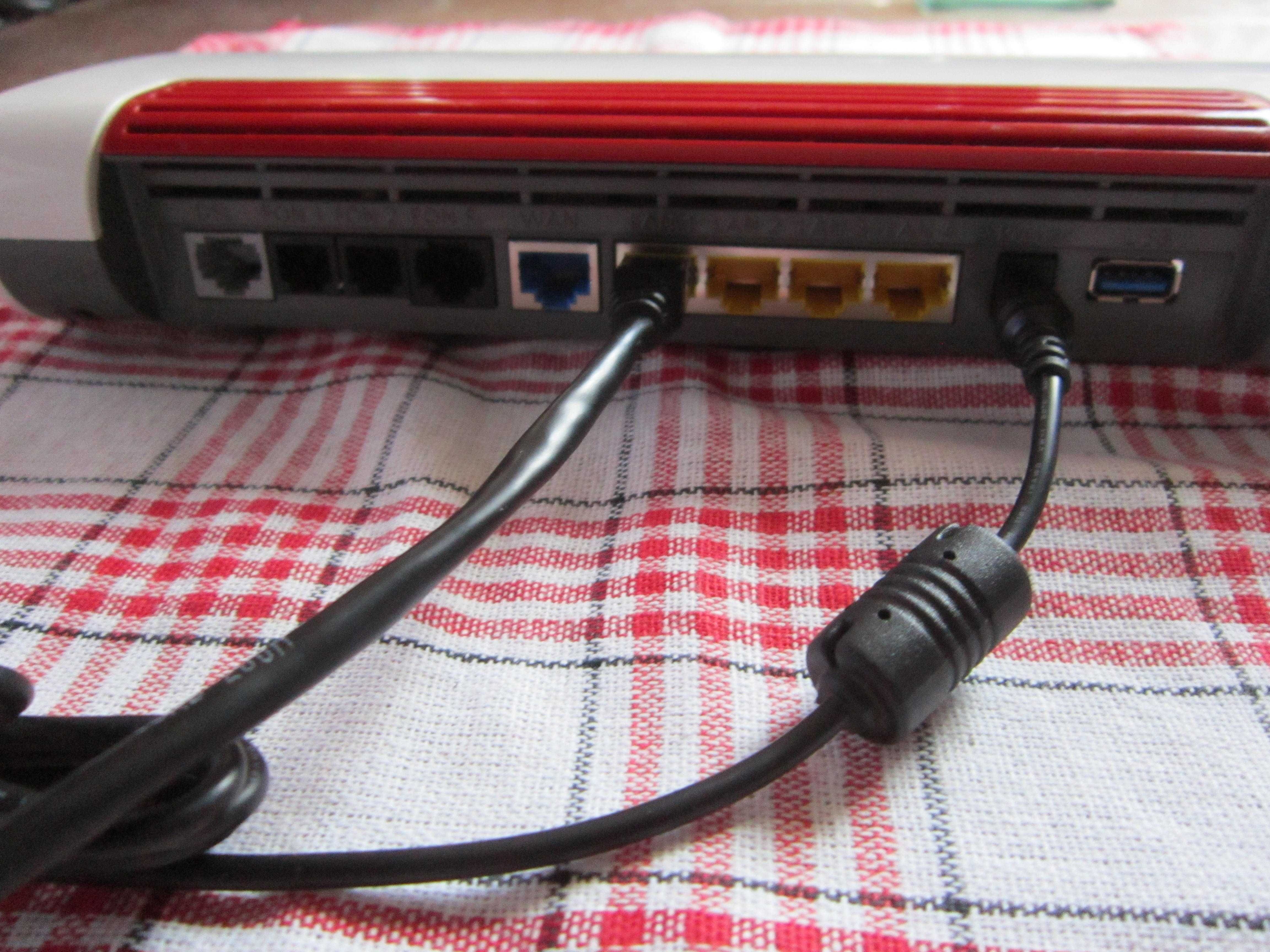 Router FRITZ! Box 7590 QQ Wifi 5 bezprzewodowy sprawny z zasilaczem
