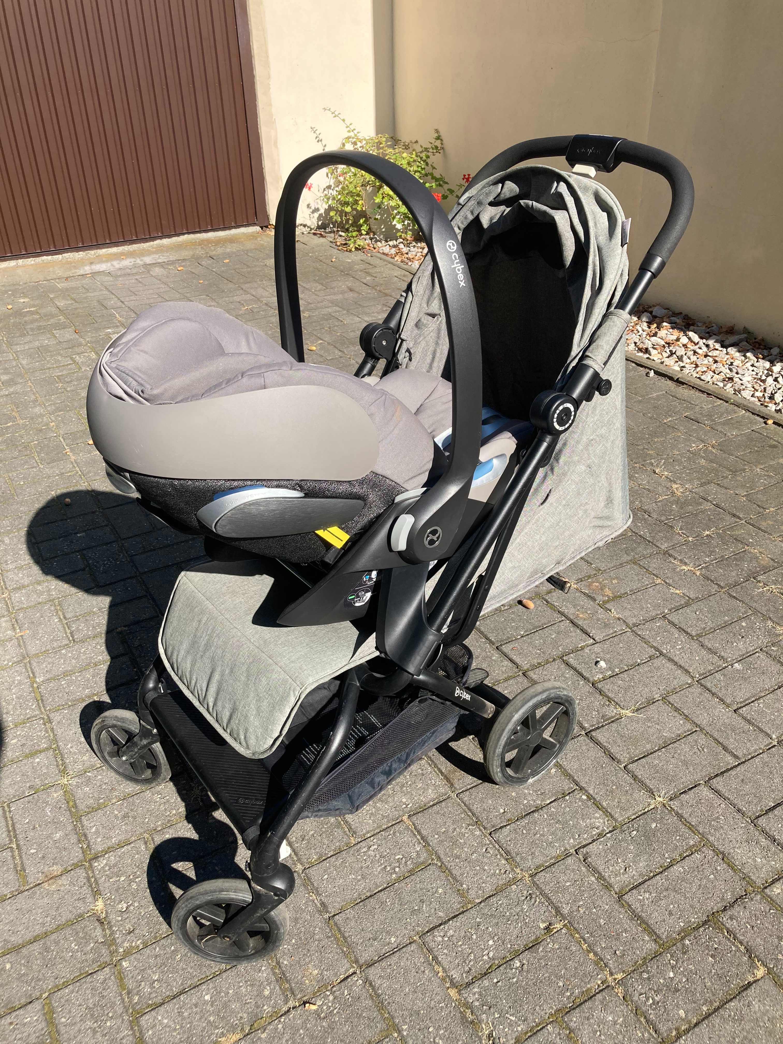 Zestaw wózek Cybex Eezy S+ fotelik Cybex Cloud Z i-Size oraz adapter