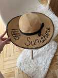 Соломяний капелюх капелюшок з соломи Hello Sunshine