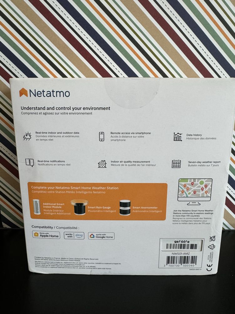 Метеостанція Netatmo Weather Station (NWS01)