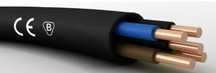 Kabel ziemny YKY 4x10 miedziany drut gotowy odcinek 50m