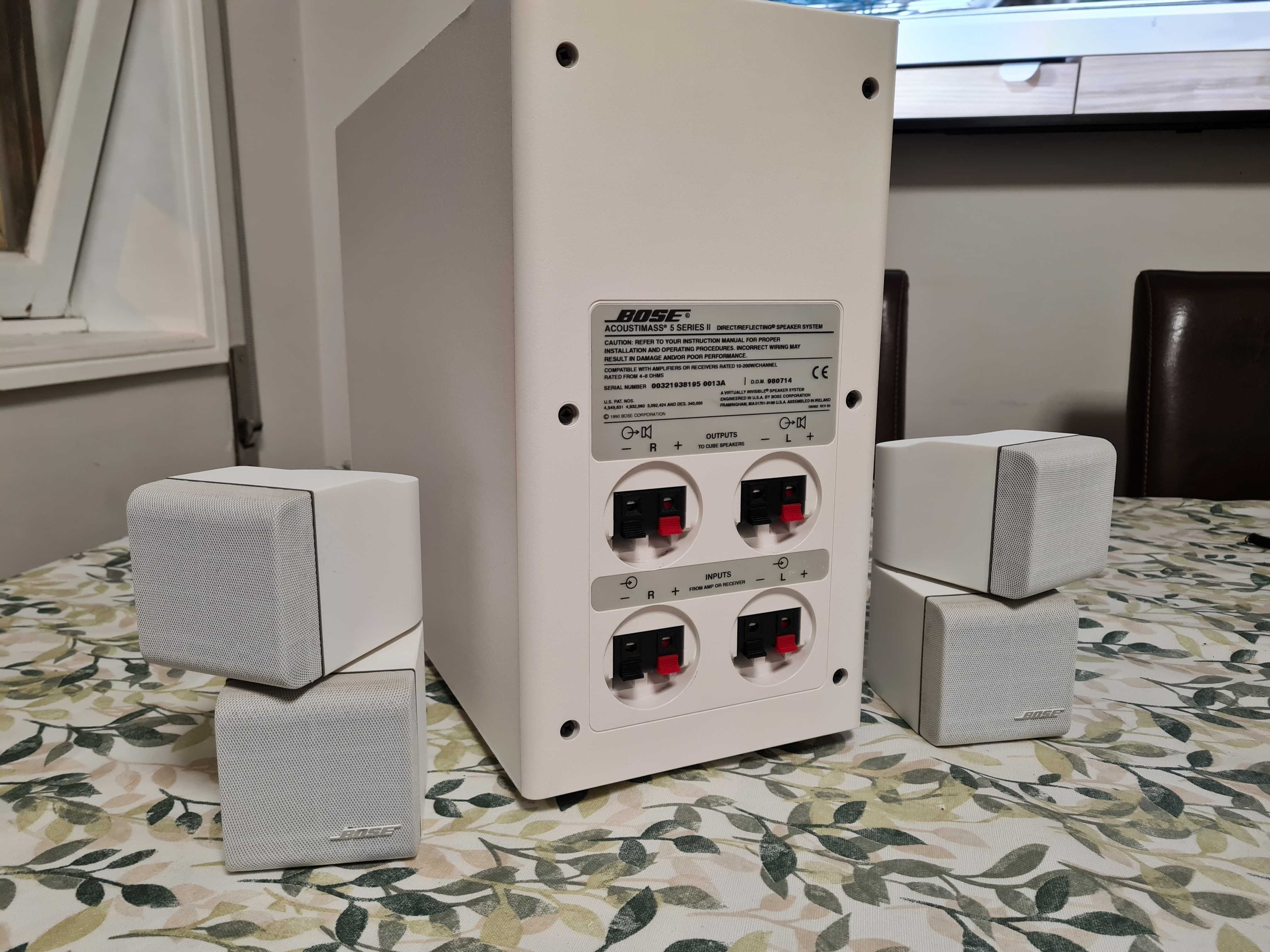 Colunas bose acoustimass 5 s2 brancas