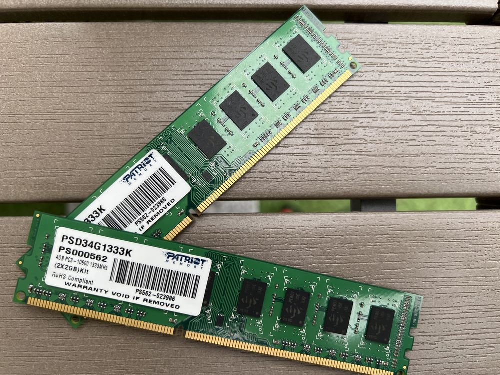 Kości pamięci RAM 2 szt po 2GB sprawne