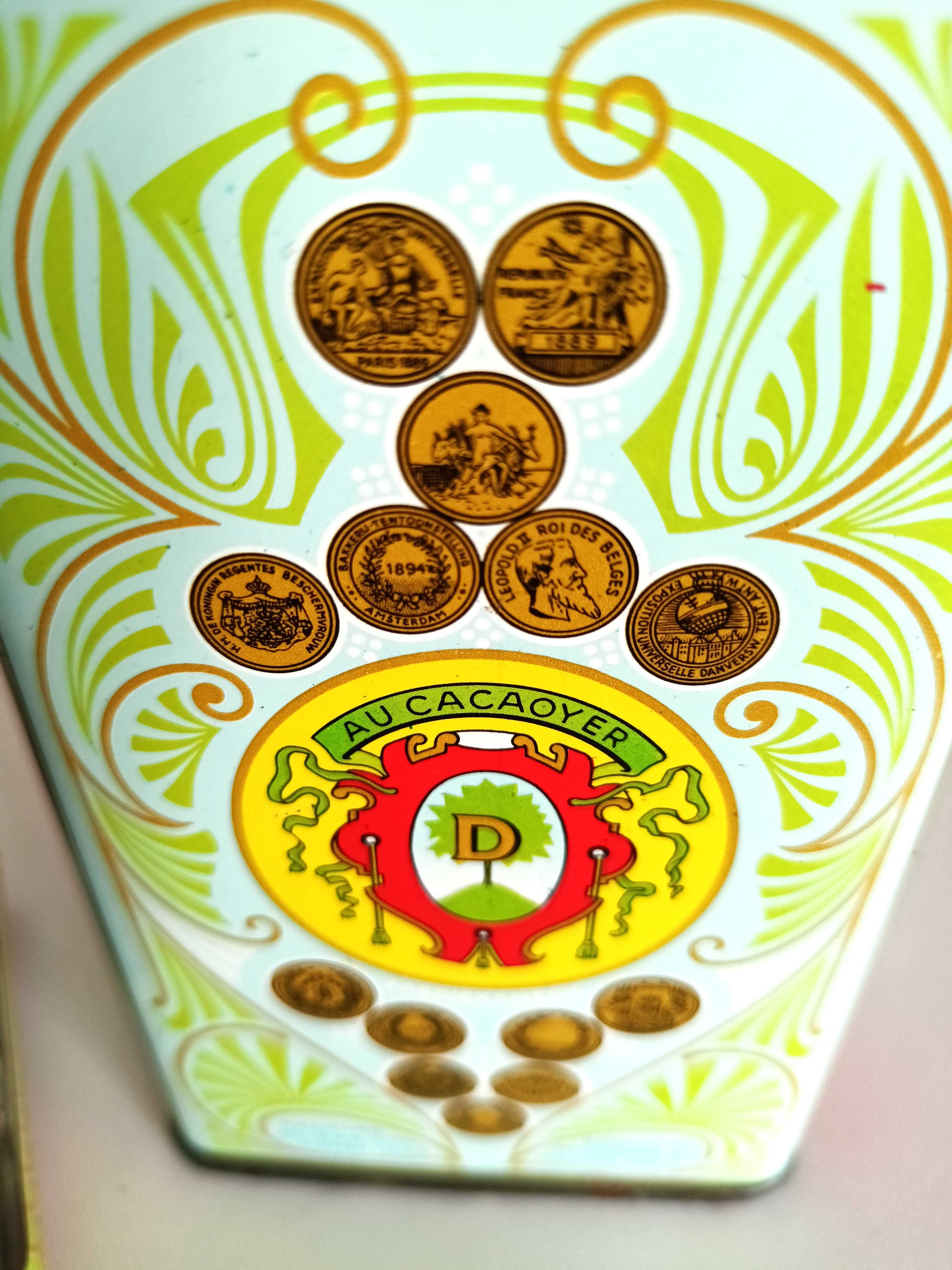 Stara kolekcjonerska puszka CACAO Droste kakao vintage
