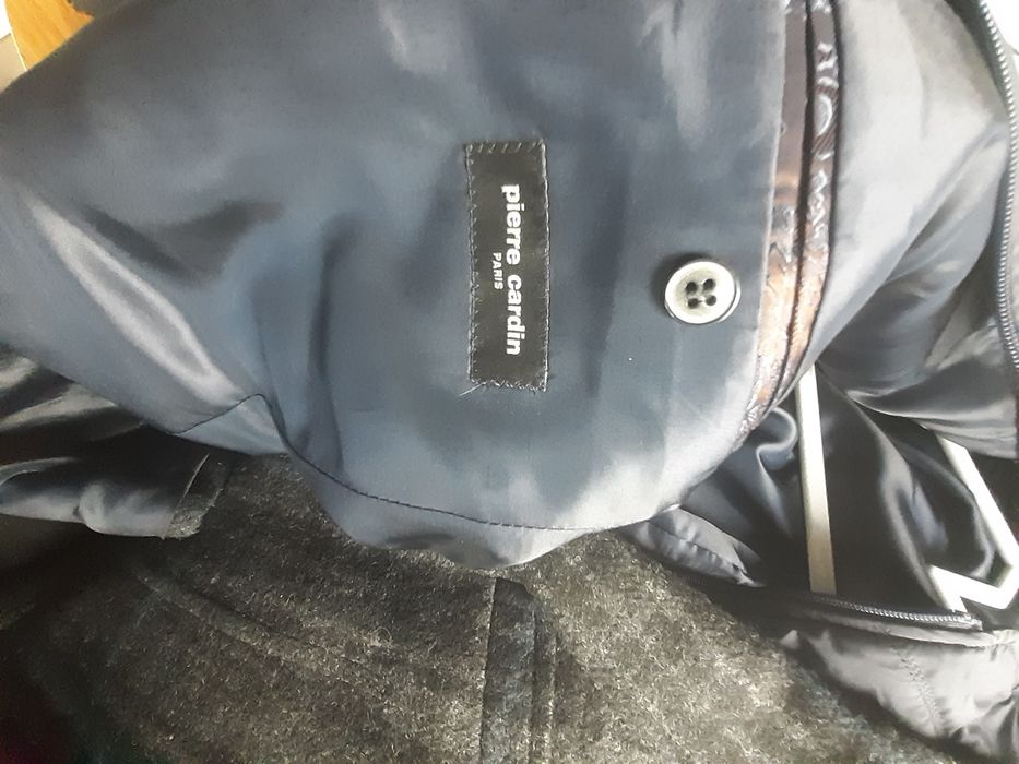 Marynarka pierre cardin wełna roz 50 jak kurtka jesienna z dopinką