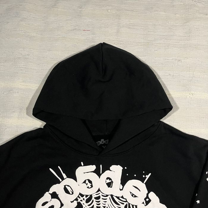 Sp5der OG Web Hoodie Preto