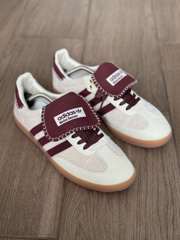 Кроссовки adidas x Wales Bonner Samba Pony Cream White Gum IE0586