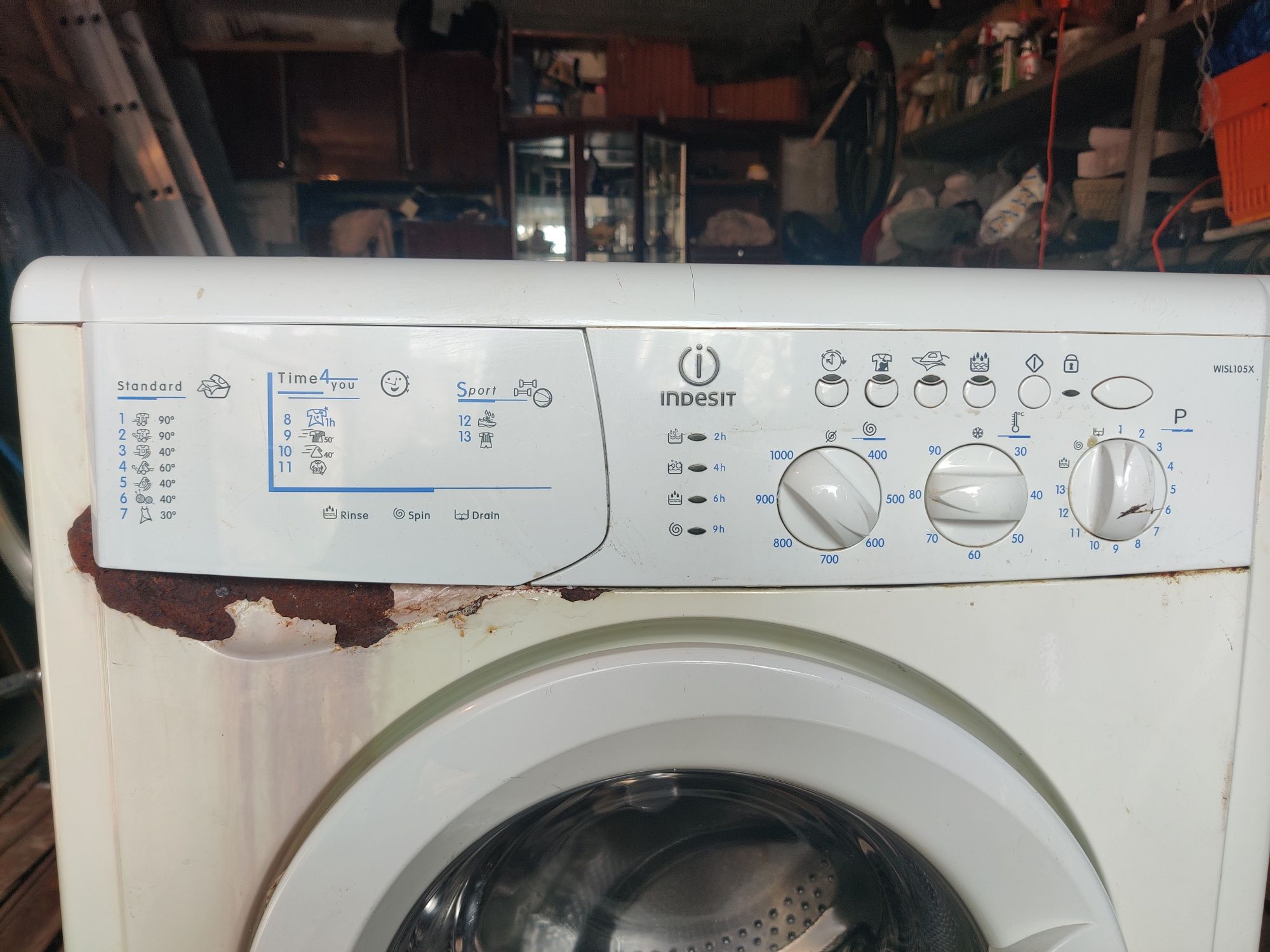 Разбор indesit WISL 105X по запчастям