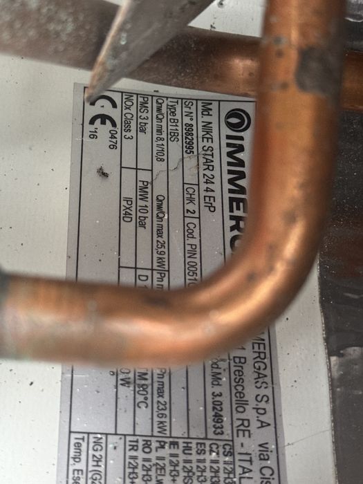 Immergas NIKE STAR 24 4 ERP dwufunkcyjny piec kocioł gazowy