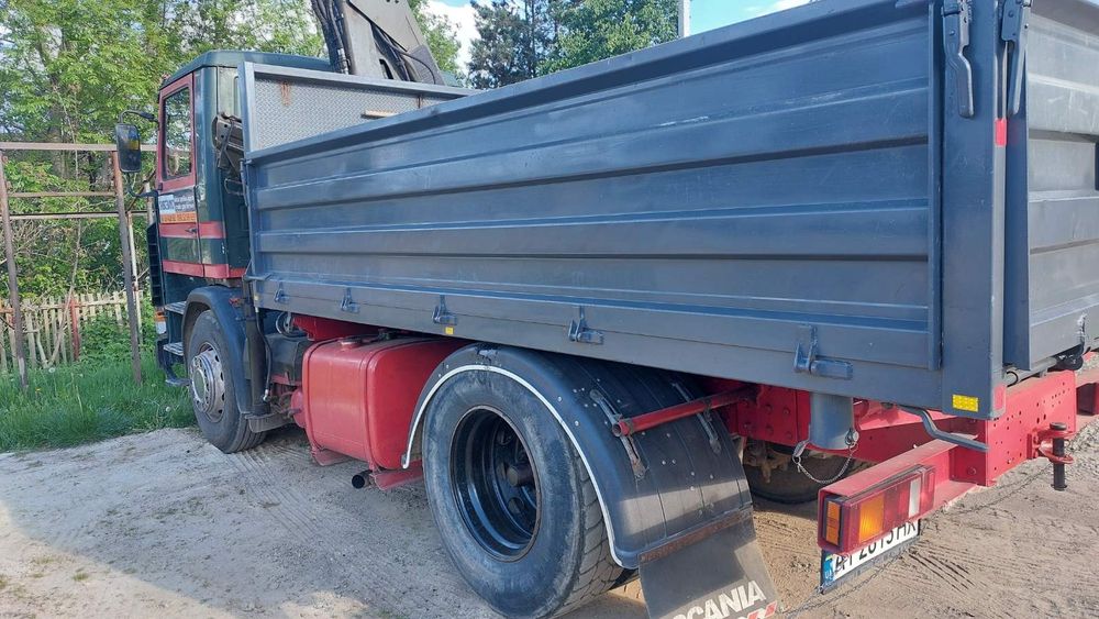 Самоскид  маніпулятор Сканія 10тон Scania 113m 360 8 палет