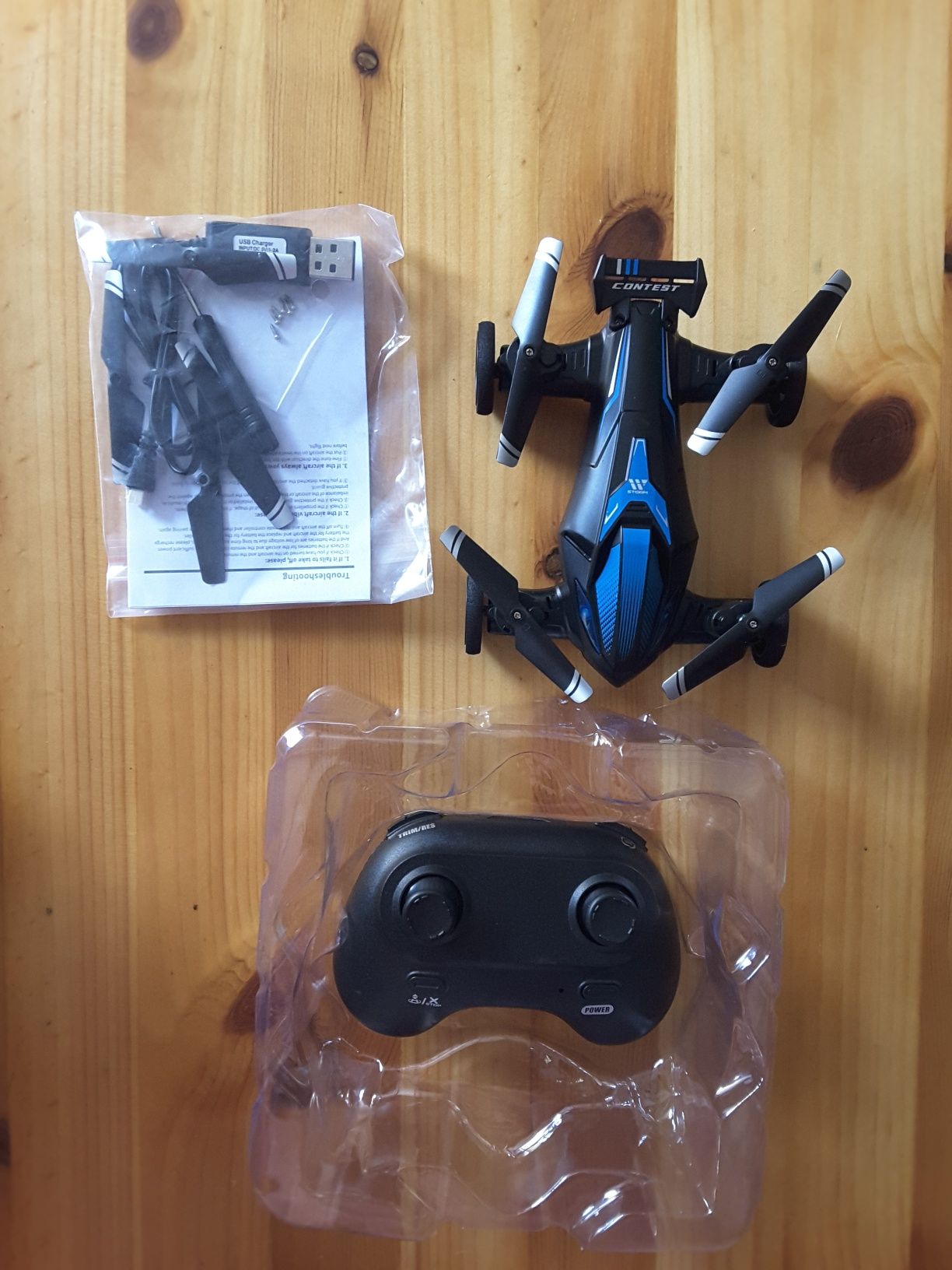 Mini dron powietrzno-lądowy