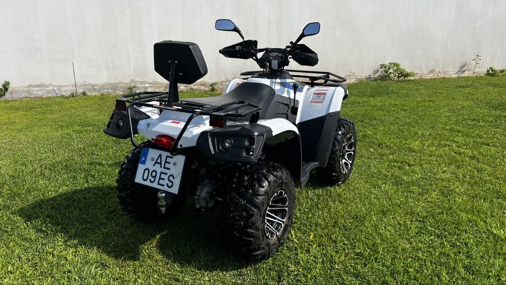 Quad Linhai 300 4x4 – 847 km, Guincho e Bola de Reboque