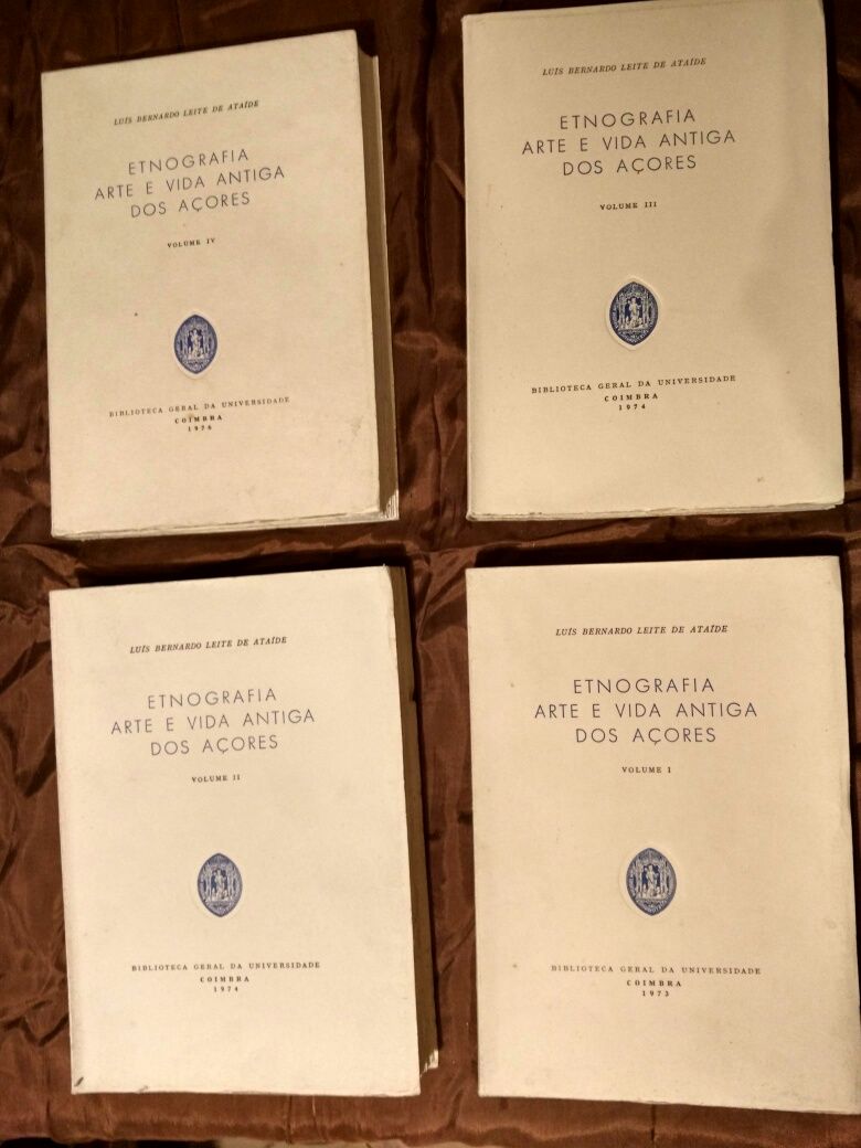 Etnografia, arte e vida antiga dos Açores - Volumes I, II, III e IV