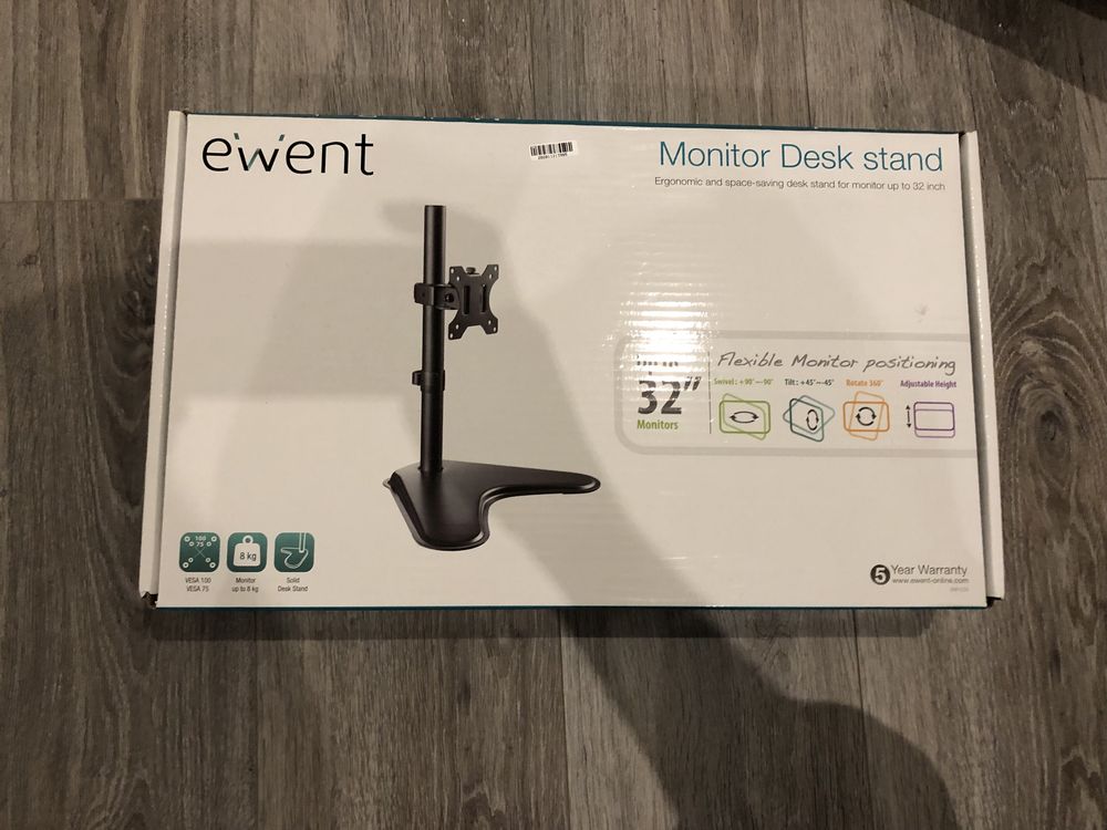 Suporte de mesa para monitor até 32”” Ewent