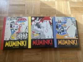 Komiksy Muminki tom I, II, III