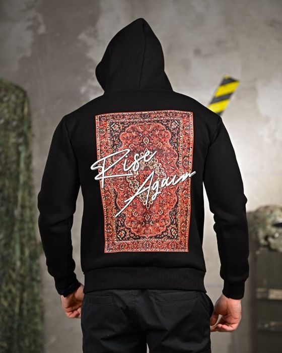 Худі на флісі GENESIS Rise black