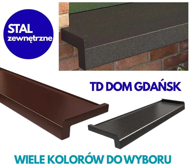 Parapety zewnętrzne STALOWE Wysyłka lub Odbiór Gdańsk PL Producent !