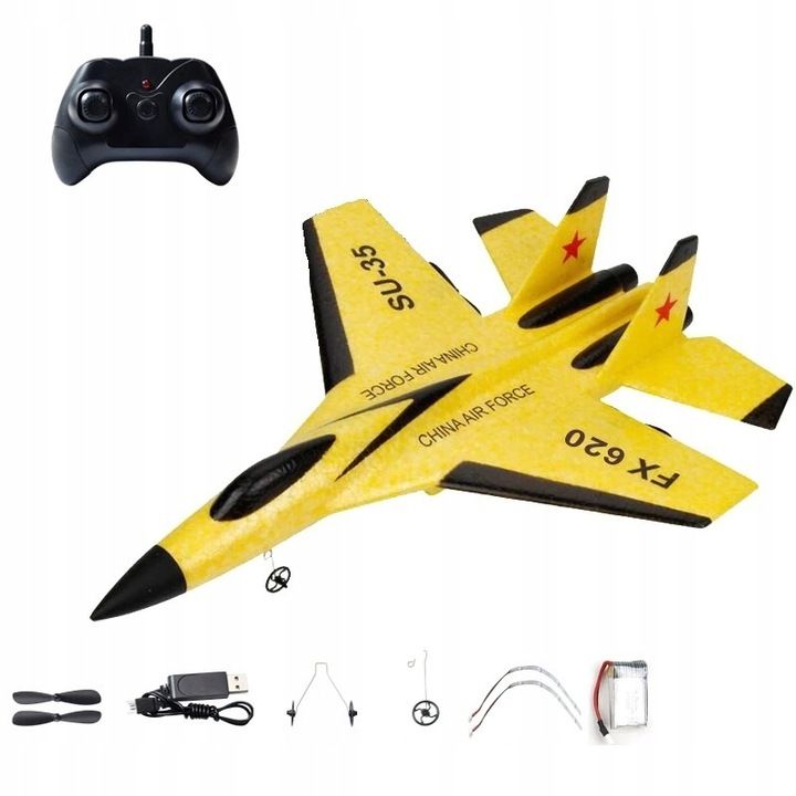 Rc Samolot Su-35 2.4g Sterowanie Radiowe Szybowiec