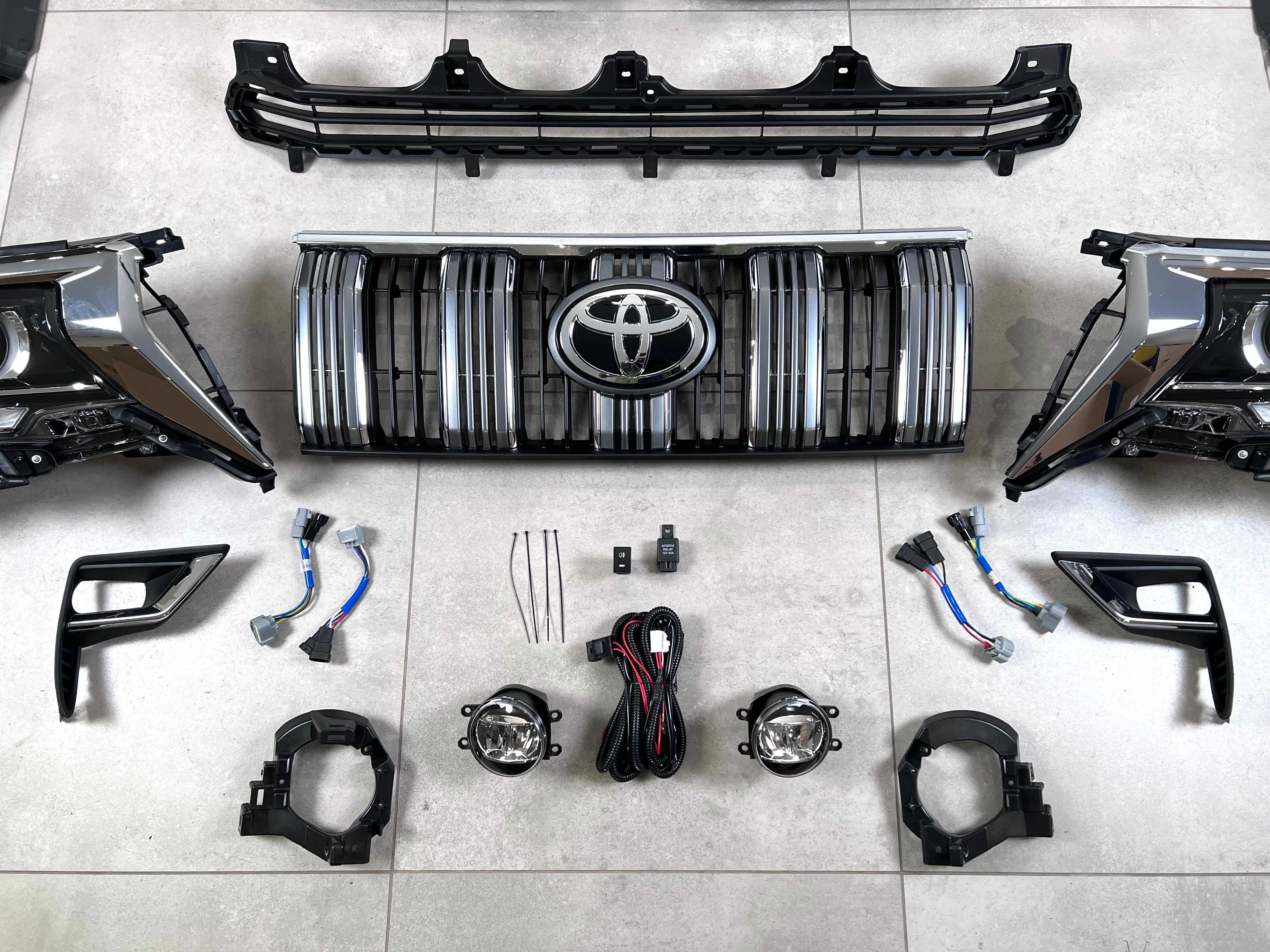 Обвес Toyota Land Cruiser Prado 150 бампер капот фара крило прадо рест