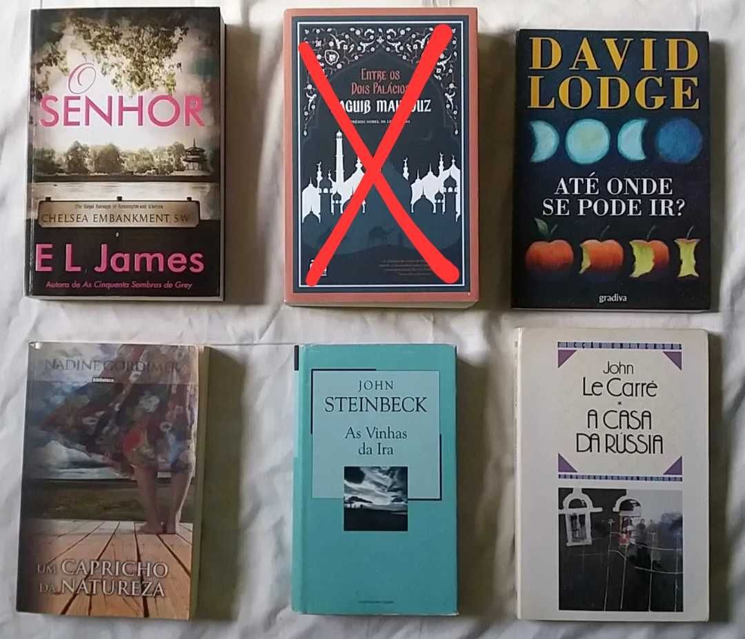 Livros diversos literatura internacional e portuguesa