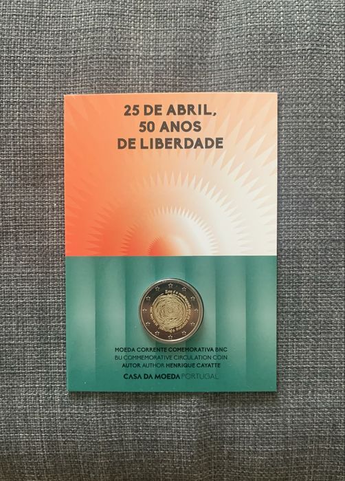 Moedas 2€ Portugal BNC e PROOF
